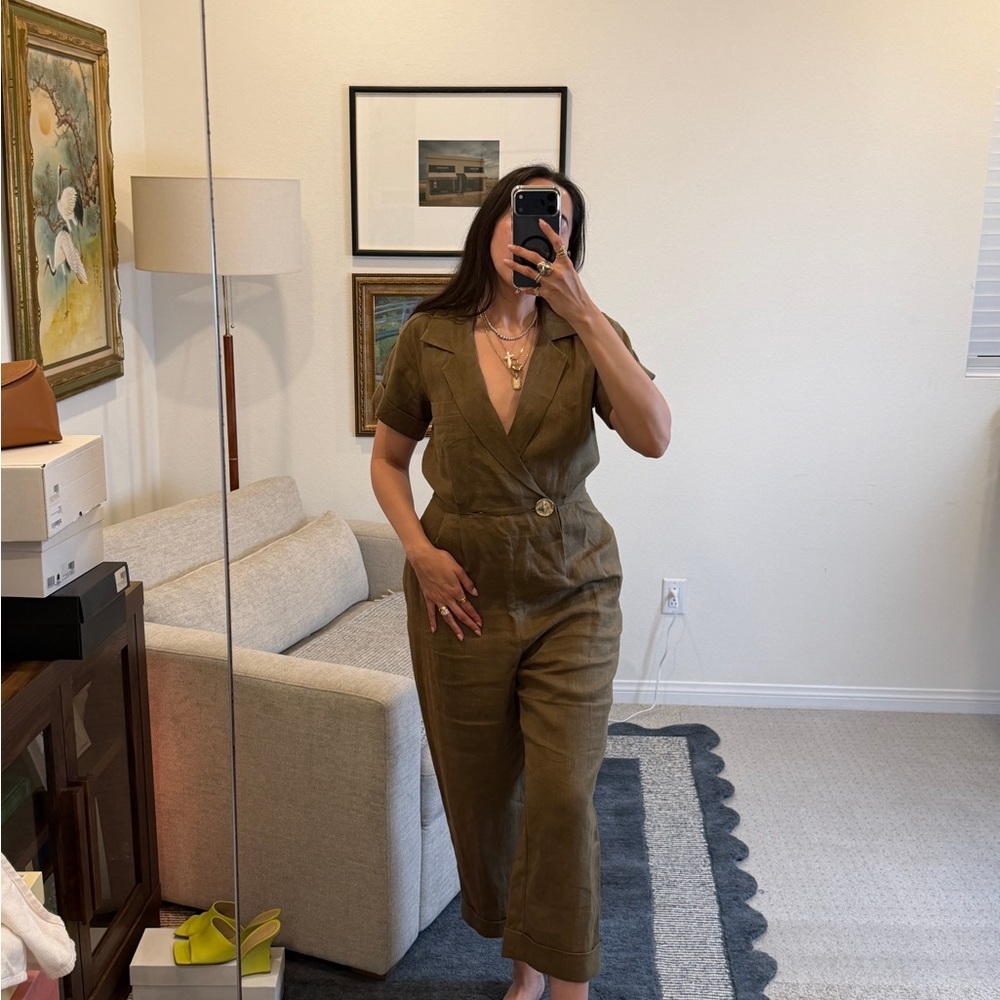 NICHOLAS Olive Green Jumpsuit
